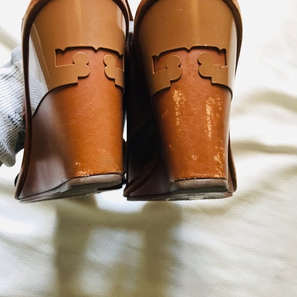 Tory Burch Brown Wedge Sandals - Picture 7 of 12